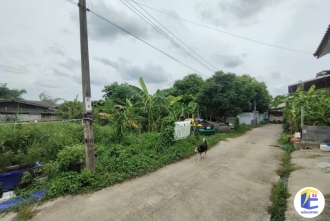 ขายที่ดินหนองแขม 90 ตร.ว. ภาพถนนและหน้าที่ดิน